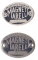MAGNETI MARELLI TARGHETTA MARELLI PER CLACSON IN METALLO(CAD)